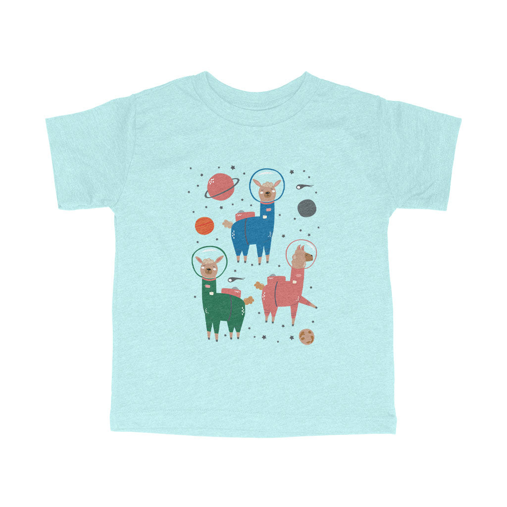 Astronaut Llamas Toddler Triblend T-Shirt