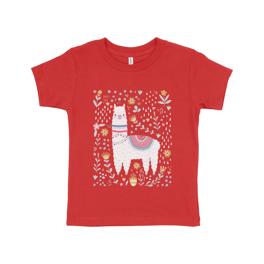 Llama Toddler Jersey T-Shirt
