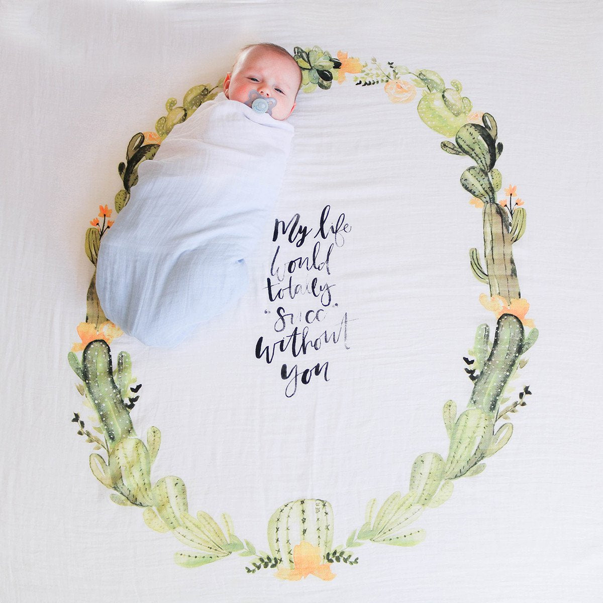 Sky - Organic Swaddle Blanket