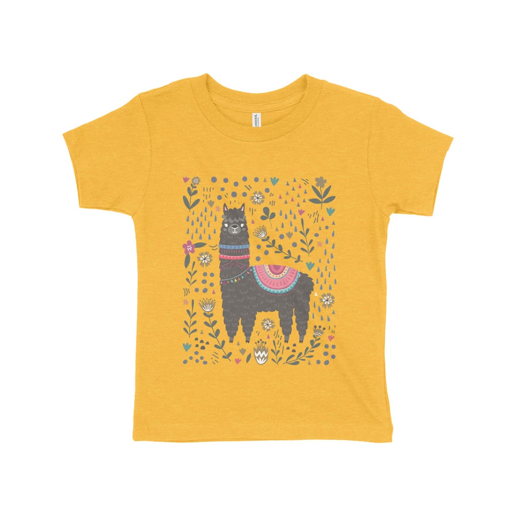 Llama Toddler Jersey T-Shirt