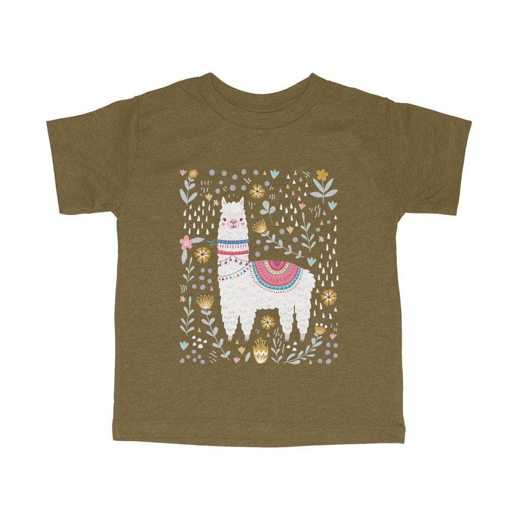 Llama Toddler Triblend T-Shirt