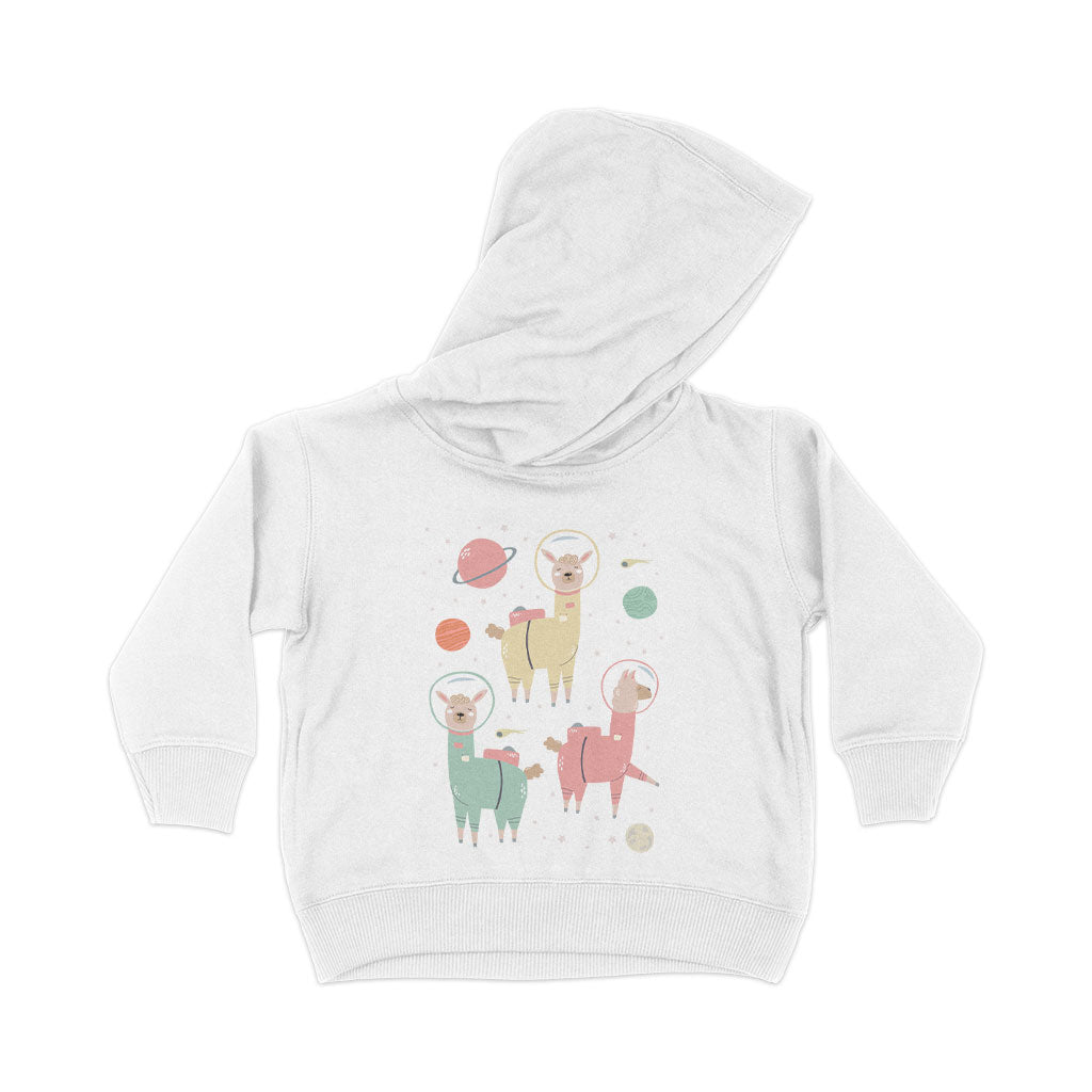 Astronaut Llamas Toddler Hoodie