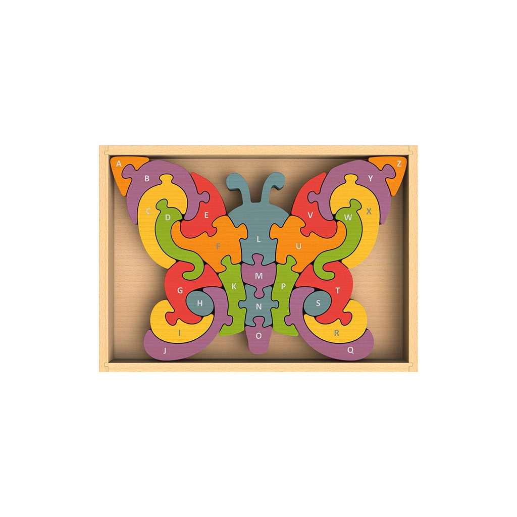 Butterfly A to Z Puzzle