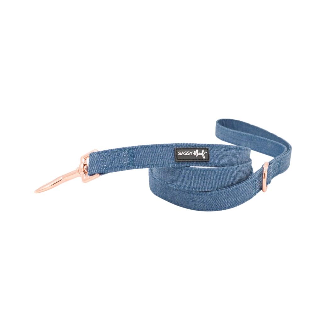 Denim' Dog Fabric Leash