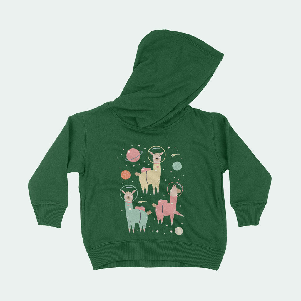 Astronaut Llamas Toddler Hoodie