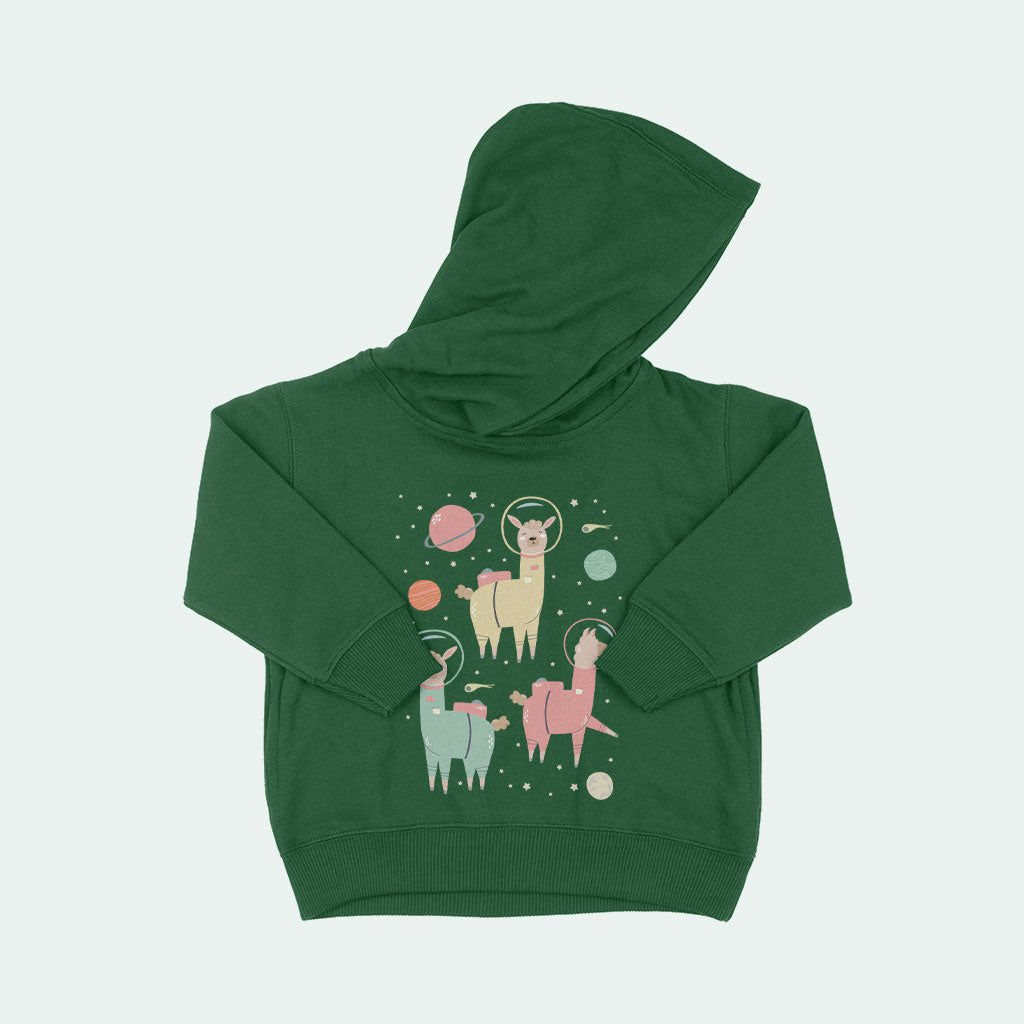 Astronaut Llamas Toddler Hoodie