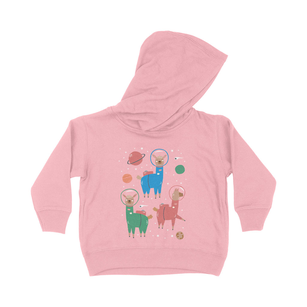 Astronaut Llamas Toddler Hoodie