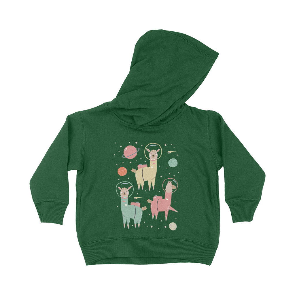 Astronaut Llamas Toddler Hoodie