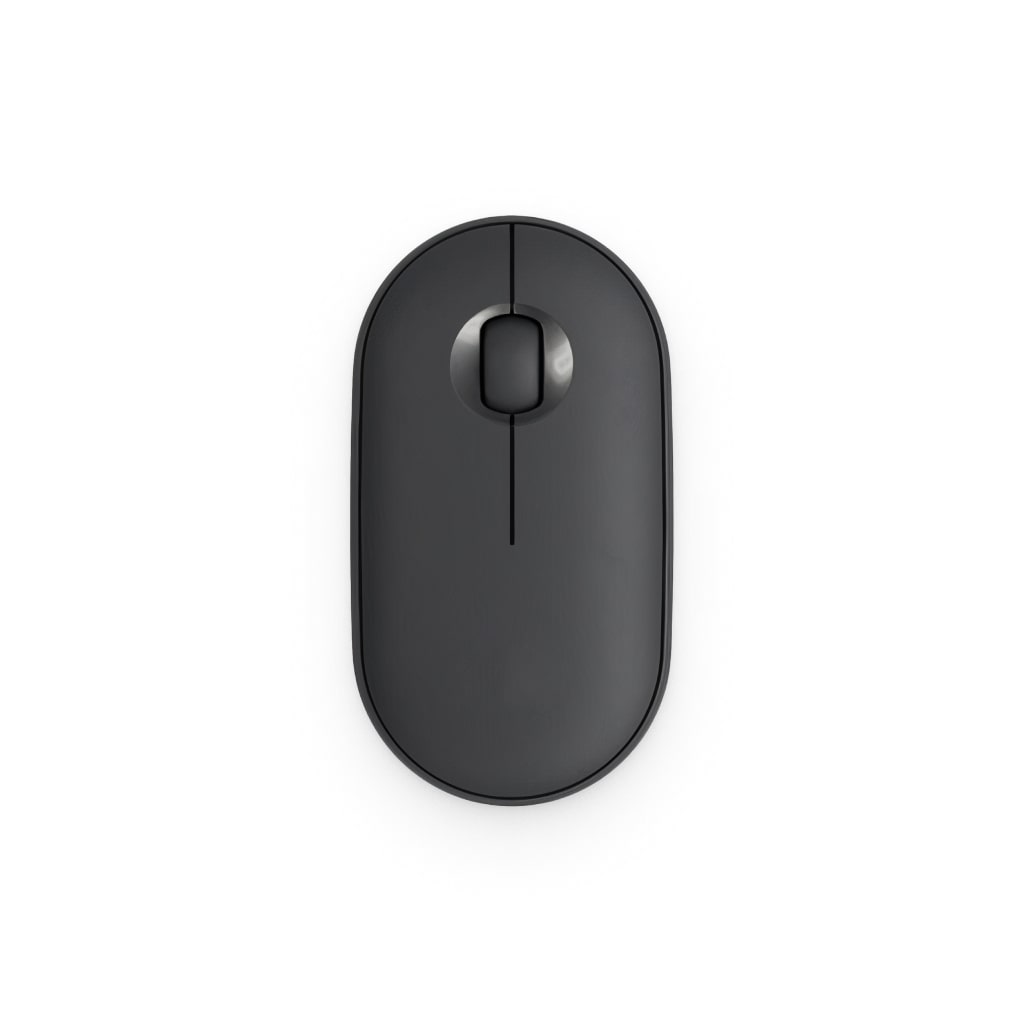 Black Ergonomic Wireless Mouse