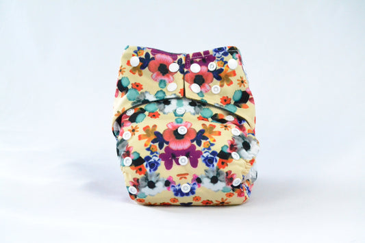 Earthlie Cloth Diaper - Flowers