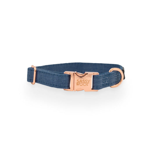 Denim' Dog Collar