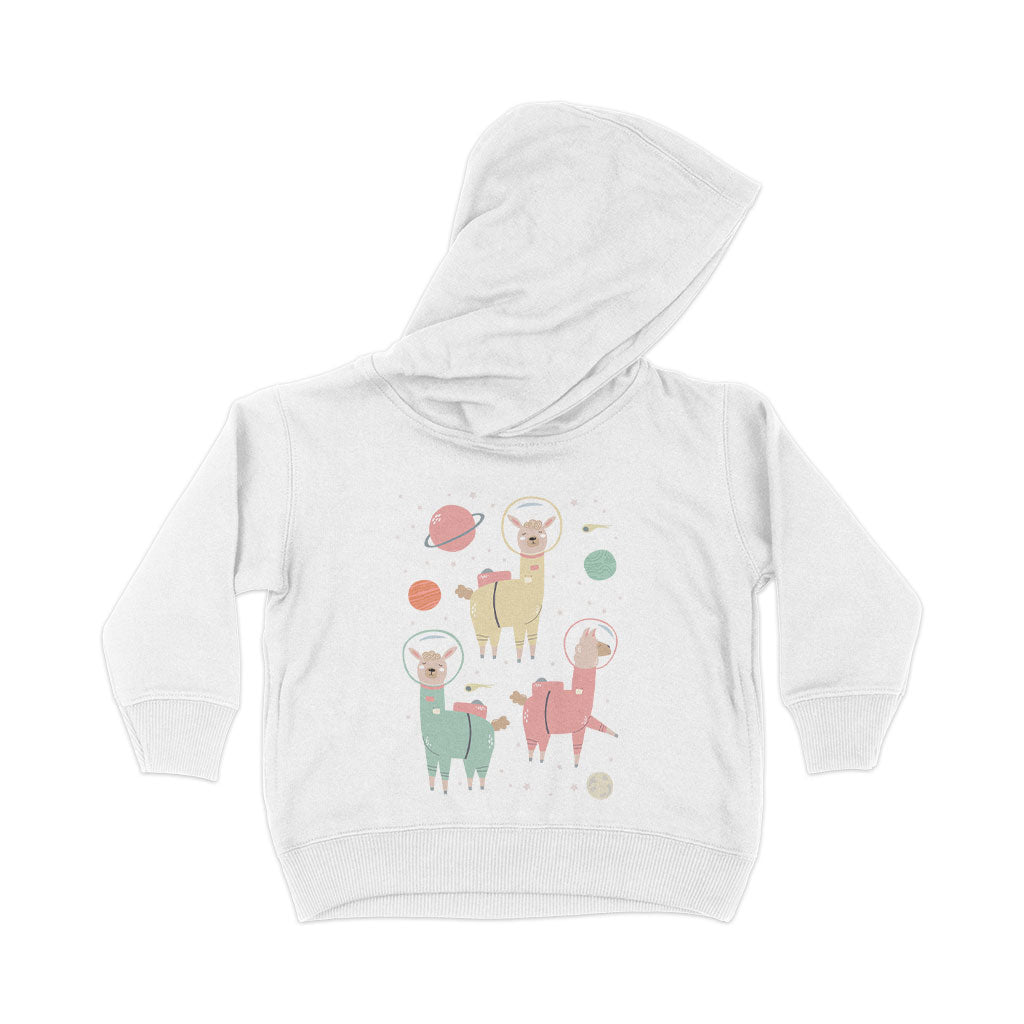 Astronaut Llamas Toddler Hoodie